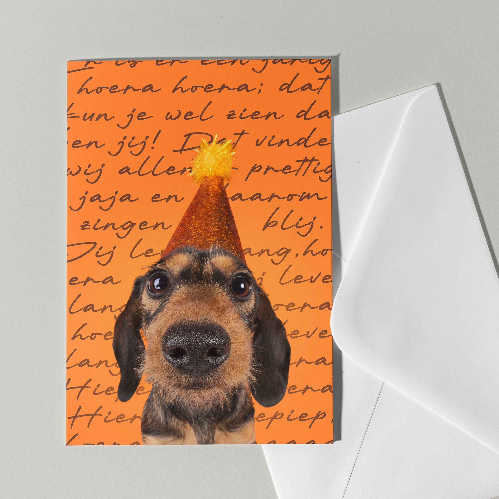 Verjaardagskaart met teckel - Catchy Store
