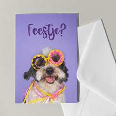 Feest kaart Partydog - Catchy Store