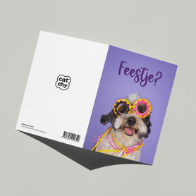 Feest kaart Partydog - Catchy Store