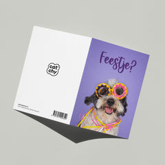 Feest kaart Partydog - Catchy Store