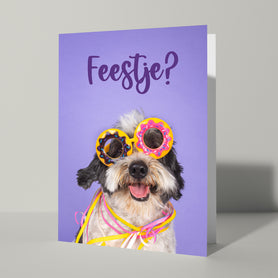 Feest kaart Partydog - Catchy Store