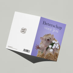 Beterschap kaart met tenrec - Catchy Store