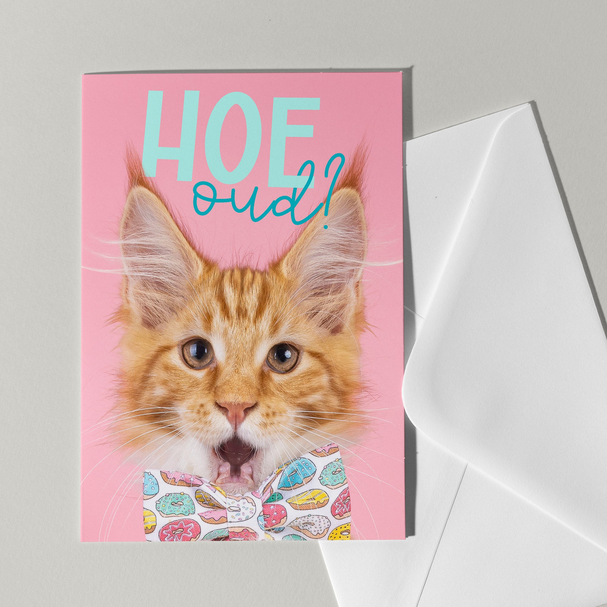 Leuke verjaardagskaart met kat - Catchy Store
