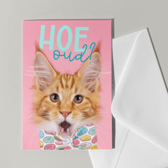 Leuke verjaardagskaart met kat - Catchy Store
