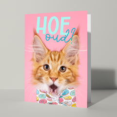 Leuke verjaardagskaart met kat - Catchy Store
