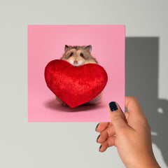 Beterschapskaartje met hamster - Catchy Store