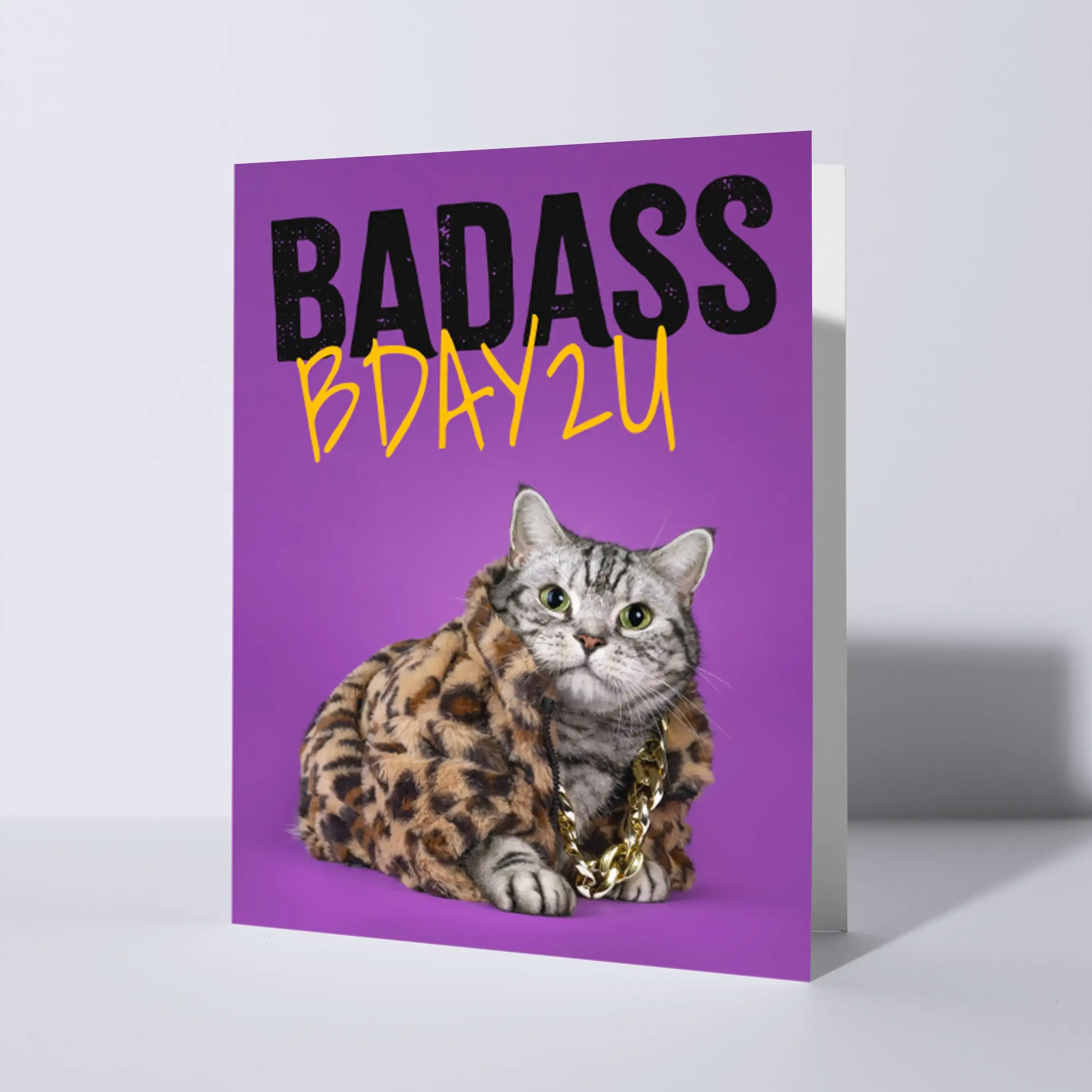 Badass Bday kaart