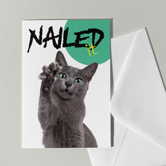 Geslaagd kaartje Nailed it- Catchy Store