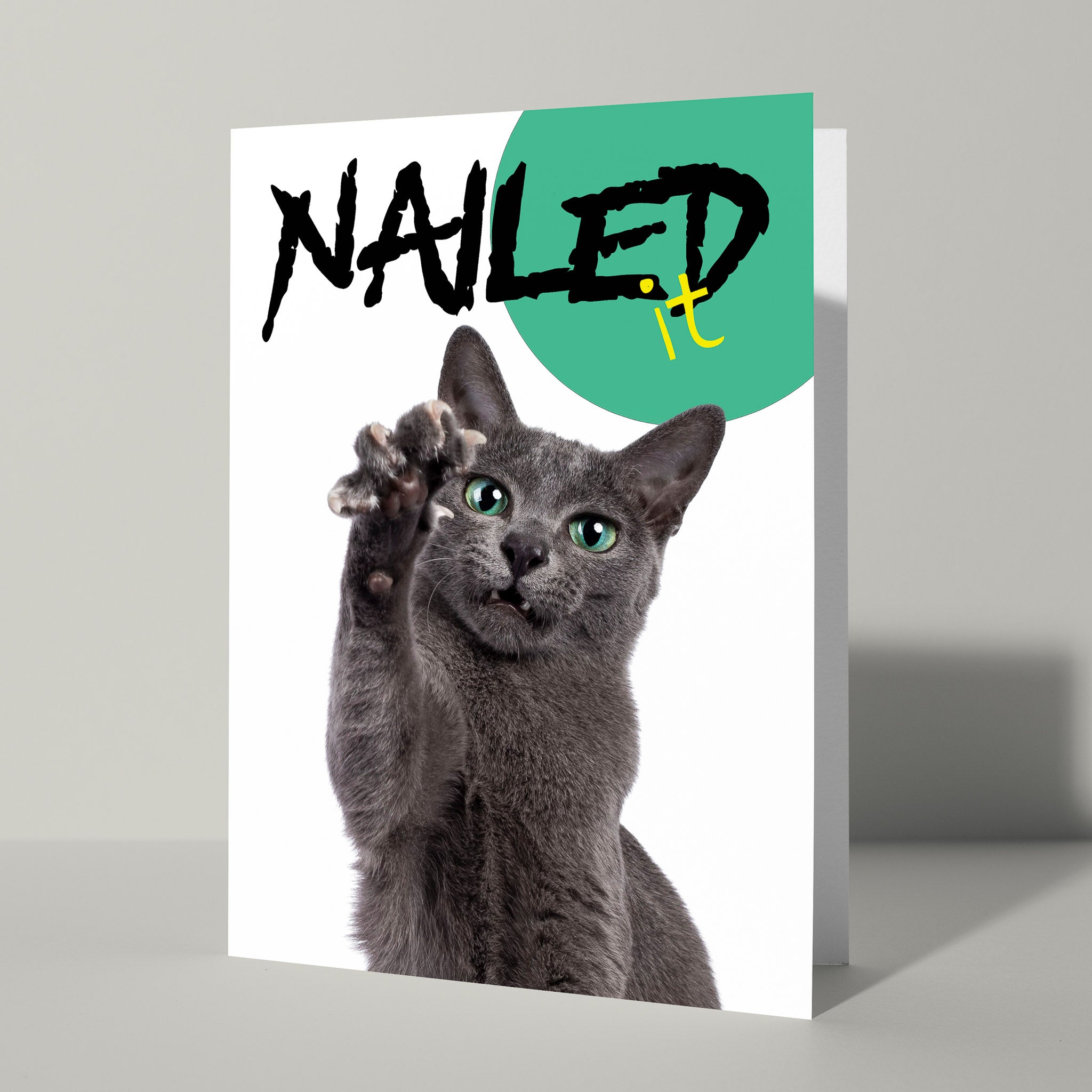 Geslaagd kaartje Nailed it- Catchy Store