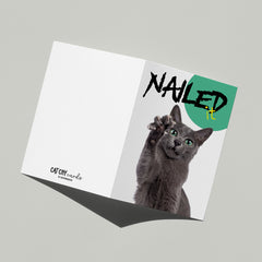 Geslaagd kaartje Nailed it- Catchy Store
