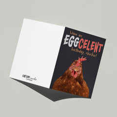 Verjaardagskaart met kip - Catchy Store
