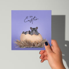 Kaartje Pasen met ratjes - Catchy Store